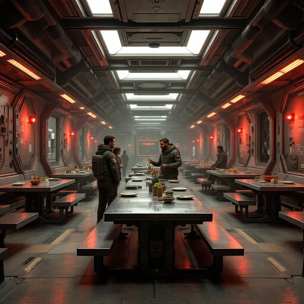 Cafeteria Conversations: Month One on Mars